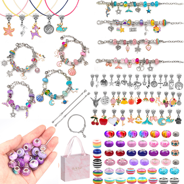 Jewelry Making Kits Craft Toys  Toys Make Jewelry Girls - Girls Jewelry  Making Kit - Aliexpress